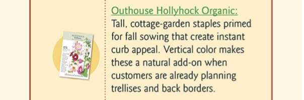 Outhouse Hollyhock Seeds