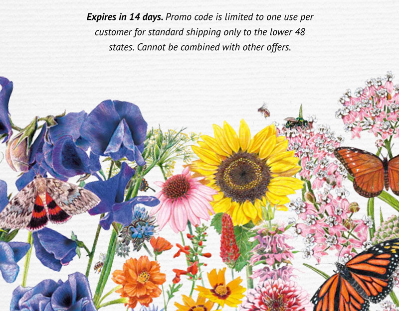 Expires in 14 days. Promo code is limited to one use per customer for standard shipping only to the lower 48 states....